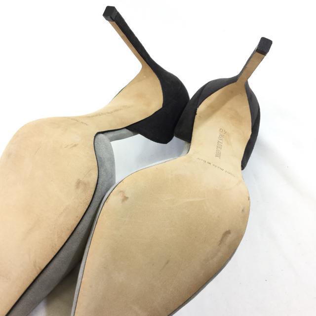 Manolo Blahnik Suede 2 Tone Stiletto Heels. Size 40 - shoesManolo Blahnik40, Black/Grey, Gaithersburg, Manolo BlahnikChic To Chic Consignment