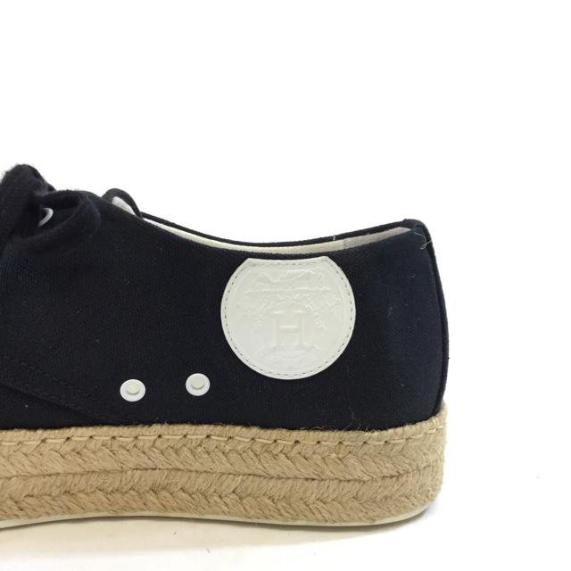 Hermes Canvas Espadrille Sneakers. Size 8.5 - Chic To Chic Consignment