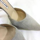 Manolo Blahnik Suede 2 Tone Stiletto Heels. Size 40 - shoesManolo Blahnik40, Black/Grey, Gaithersburg, Manolo BlahnikChic To Chic Consignment
