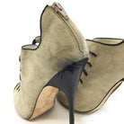 Brian Atwood Suede Caged Stiletto Heels. Size 9.5 - shoesbrian atwood9.5, Beige, brian atwood, GaithersburgChic To Chic Consignment
