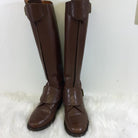 Chanel Leather Riding Boots. Size 36 - shoesCHANEL36, boots, Brown, CHANELChic To Chic Consignment