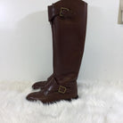 Chanel Leather Riding Boots. Size 36 - shoesCHANEL36, boots, Brown, CHANELChic To Chic Consignment