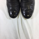 Chanel Mid-Thigh Leather Boots. Size 37.5 - shoesCHANEL37.5, Black, boots, CHANELChic To Chic Consignment