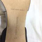 Manolo Blahnik Suede 2 Tone Stiletto Heels. Size 40 - shoesManolo Blahnik40, Black/Grey, Gaithersburg, Manolo BlahnikChic To Chic Consignment