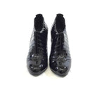 Chanel Patent Leather Heeled Ankle Booties. Size 38 - shoesCHANEL38, Black, boots, CHANEL, GaithersburgChic To Chic Consignment